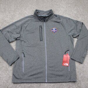 The North Face Canyon Flats Sweatshirt NWT Mens XL Gray Full Zip TNF Jacket Logo